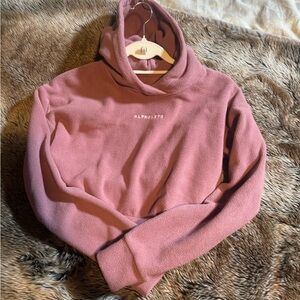 Alphalete Dusty Rose Fleece Hoodie size xs